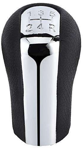 Hlyjoon - Pomo de palanca de cambios (5 velocidades), color negro y negro