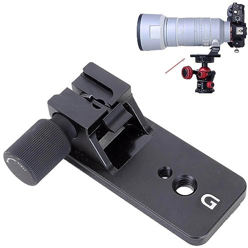 iShoot Lens Collar Foot Tripod Mount Ring Base Compatible with Sony FE 100-400mm f/4.5-5.6 GM OSS, 70-200mm f/2.8 GM OSS & II, E 18-110mm f/4 G OSS PZ, with Arca-Swiss Fit Quick Release Plate Dovetail
