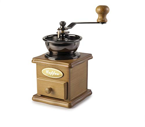 Ibili - Moulin à Café Réglable, Bois Et Acier, Marron Clair, Rétro