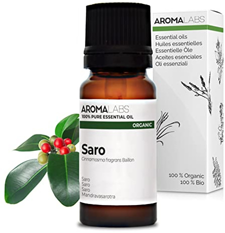 Saro BIO (Cinnamosma fragrans) - 10 mL - Olio Essenziale Chemiotipizzato e Certificato AB/Cosmos - Aroma Labs - Made in France
