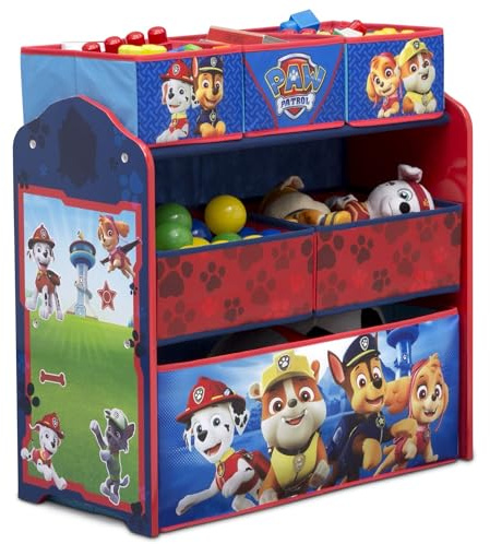 Delta Children Design & Store 6 Bin Toy Storage Organizer, Nick Jr. PAW Patrol