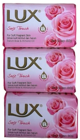 LUX Soft Touch FRENCH ROSE SOAP TOUCH 3PK