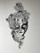 Boutdebois - Décoration murale en bois - Masque Vénitien - Noir - Décoration murale nordique - 67x35cm - Moderne - Pour chambre à coucher, salon