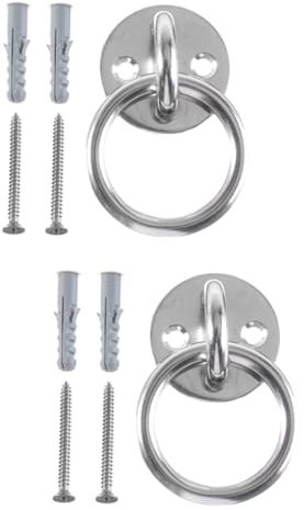 BESPORTBLE 2 Sets Suspension Trainer Halterung Halterung Decke Heavy Duty Edelstahl