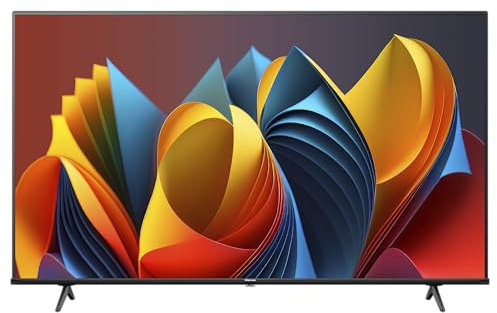 Hisense 100E7NQ 254 cm (100 Zoll) Fernseher, 4K UHD, QLED, HDR10, HDR10+ decoding, HLG, Dolby Vision Atmos, 144Hz VRR, Smooth Motion, Bluetooth, Alexa Built-in, VIDAA Voice, Schwarz [2025]