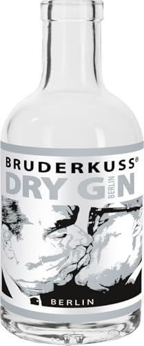 Gin aus Deutschland: Bruderkuss - Dry Gin - Perfekt pur oder als Gin Tonic (1 x 0.2 l)