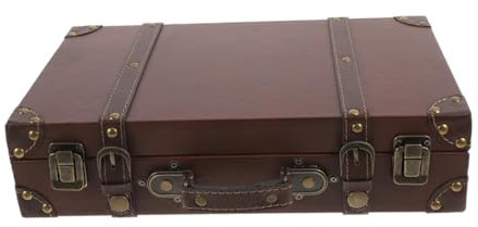 TOPBATHY Vintage-koffer Großformat mit Retro-design als Reisekoffer oder Aufbewahrungstruhe mit Viel Stauraum und Robustem Material für Langlebigen Gebrauch