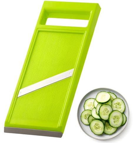 Trancheuse à légumes portative en acier inoxydable mandoline cuisine,portable mandolines de cuisine,lavable au lave-vaisselle, avec poignée ergonomique mandoline japonaise,adaptée aux pommes de terre