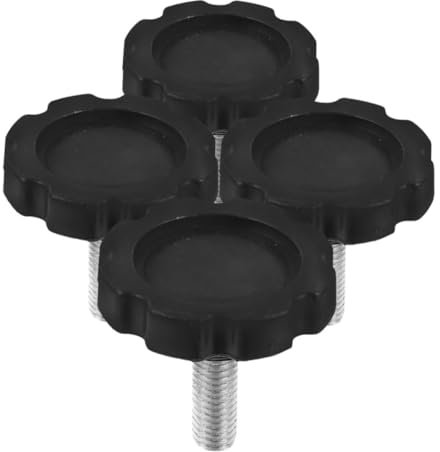SEWOART Lot De 4 Vis À Tête Filetée pour Pied De Parasol : Pièces De Rechange pour Pied De Parasol, Serrage Manuel pour Une Meilleure Stabilité du Parasol.
