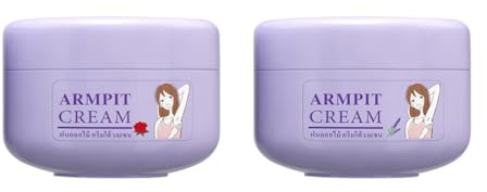 Wenrny Armpit Odor Cream for Women Men,2 Pcs Underarm Deodorant Creams-48 Hours Odor Control,Refreshing and Not Greasy,Armpit Sweat Antiperspirant and Deodorant,Rose and Lavender Scents,20g