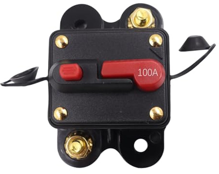 Disjoncteur, Fusible pour Moteur de Traîne, Interrupteur de Courant pour Prise Électrique, Véhicule, Automobile, Quad et Inspection Domestique