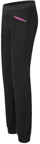 Montura - Hose Sound Winter Athletic Fit für Damen schwer für Trekking Fitnessstudio - Schwarz Rouge, Schwarz - Rouge - 90595, L