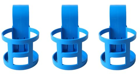 Yinhing Portavasos para Piscina Evita Derrames Portavasos de Primera Calidad para Piscinas de Tierra Diseñado para Rieles Superiores de Piscina Redondos Juego de 3 Accesorios Ideales para Refrescos