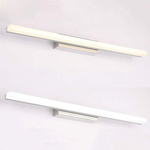 Led Bathroom Mirror Light, Moisture-Proof Wall Front Lamp, Fog-Proof Vanity Lights Metal Bath Mirror Cabinet Lamp Surface-Mounted Mirror Wall Lamps/12W 6000K