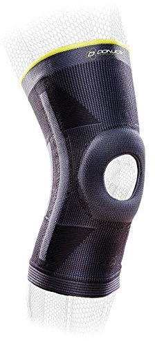 Donjoy Rendimiento Deluxe Knit Rodillera con estancias – tamaño Mediano