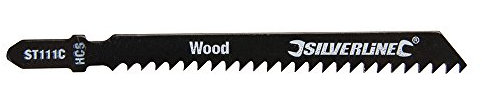 5 PACK –75mm Bayonet Jigsaw Saw Blades– High Carbon Steel Teeth | Wood Timber Sheet & Plastic Pipe/PVC Panel Cutter – For Electric & Cordless Woodwork Power Tools
