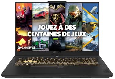 Asus TUF Gaming F17-TUF707VI-LL068W 17.3 2.5K WQHD 240Hz PC Portable Intel Core i7-13620H 2.4 GHz 32GB DDR5 RAM, 1TB PCIe 4.0 NVMe SSD NVIDIA GeForce RTX 4070 TGP 140W Windows 11 Home – Clavier AZERTY