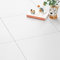 FunStick 30×30CM 15 Baldosas Vinilicas Adhesivas para Suelo Blanco Marmol Suelo Vinilo Adhesivo Salón Impermeable Papel Adhesivo Vinilo para Suelo de Baño Cocina Pisos Adhesivos para Piso Habitación