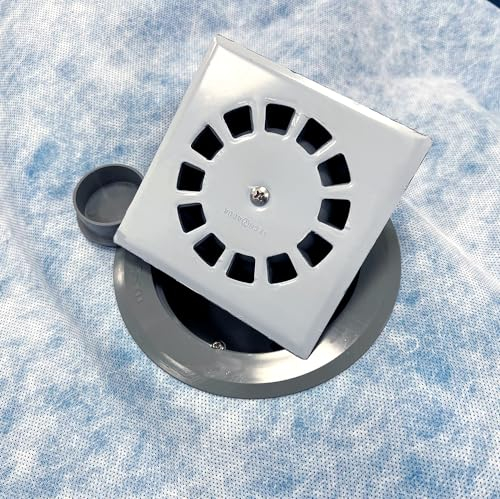 Kit Impermeabilización Desagües 2x1m con Bote Sifónico y Rejilla INOX