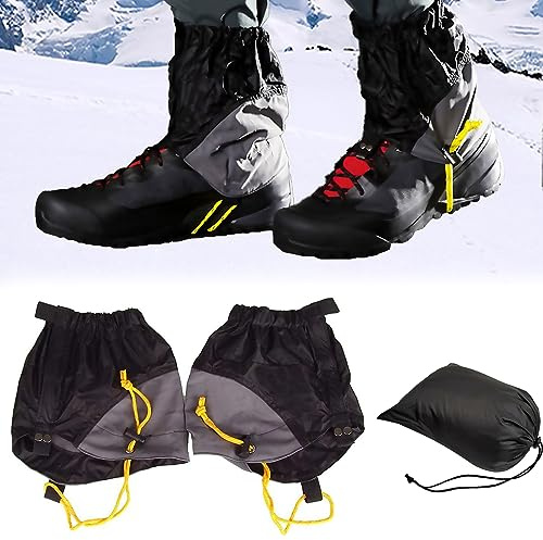 Ysislybin Gamaschen Wandern Jagd Fahrrad, Gamaschen Low Lightweight Trailrunning Gamaschen wasserdichte Knöchelgamaschen für Wanderausrüstung Schuhe Stiefel Wandern Walking Backpacking