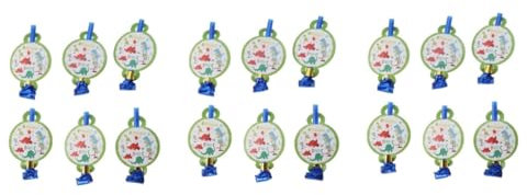 Alasum 18 Stk Blasender Drache Hochzeitsbedarf Partyzubehör Weihnachtsstrumpf Stuffer Party-blowout-hörner Fransenausbrüche Kreischende Pfeife Kinderparty Pfeift Blowouts Krachmacher Blue