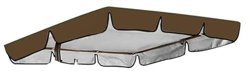 Toldo Balancin Jardin Reemplazo de toldo for columpio de jardín al aire libre, impermeable, resistente al viento, a la lluvia, anti-UV, resistente al desgarro, cubierta superior for hamaca de jardín T