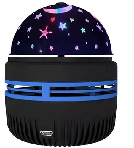 DUOBAGMA Multifunktions LED Sternenhimmel Licht Projektion Nachtlicht Nachttisch Schlafzimmer Atmosphäre Lampe Drehende StageLight Projektor Lampe