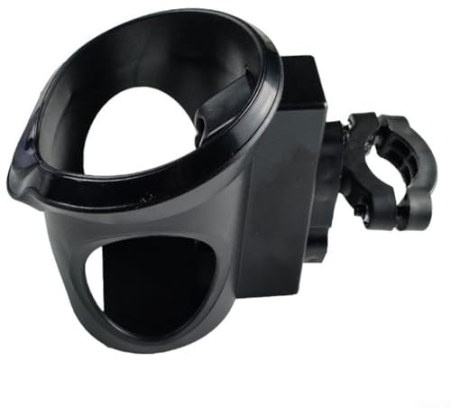 Motorcycle Beverage Holder Easy Install ABS Cup Holder Ideal for Long Distance Rides or Daily Commuting on Motorcycles and Scooters (Is black)