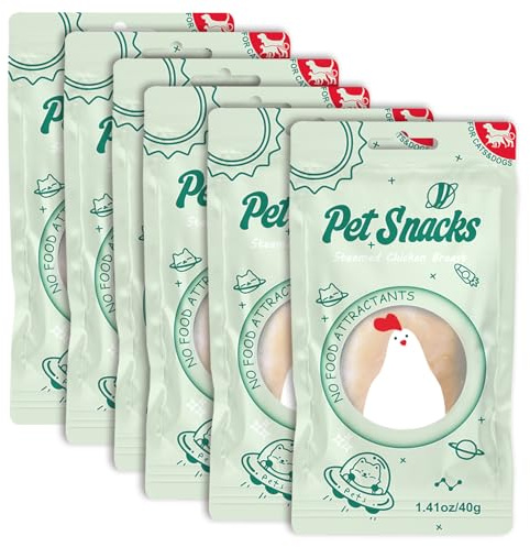 Sfasfnsd Cat Food Topper per gatti schizzinosi e snack morbido e sano per gatti (pollo), cibo umido con salsa, ricco di proteine ​​e ingredienti limitati