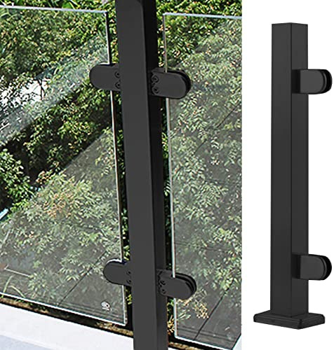 Panneaux de clôture en verre trempé pour terrasse, balustrade de balcon sans cadre, embouts de soutien de terrasse extérieur