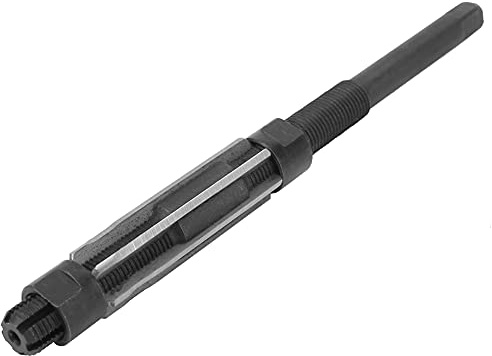 Ticfox Alesatore Manuale Regolabile, 9CRSI H8 Alesatore Regolabile Utensile da taglio per fori in metallo con 4 scanalature per trucioli(11.75-12.75mm)