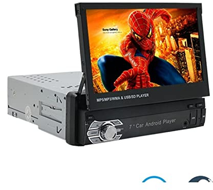 Car Stereo Radio MP5 MP4 Player 7 inch HD Touch Screen Bluetooth Support Rear Camera TF/FM/USB/AUX Mirrorlink Multimedia(9601A without camera)