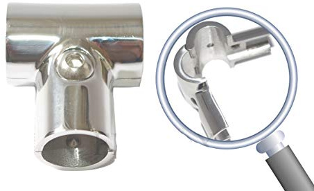 FP INOX Unión en T T ouvrant 25 mm ángulo 90 ° Acero Inoxidable 316 – A4