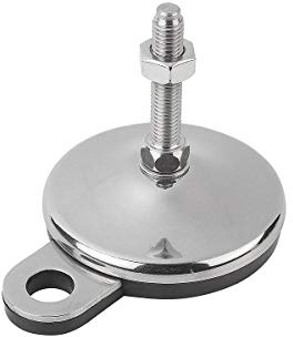 KIPP – kontrolldelar | standardelement K0739.2208020X200.20 ställfot Diameter: 80 mm M16X100 Rostfritt stål
