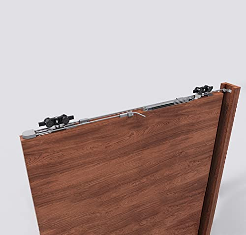 Porte Italiane, Kit di Chiusura Automatica per Porta Scorrevole a Scomparsa o Esterno Muro, Ammortizzatore Incluso