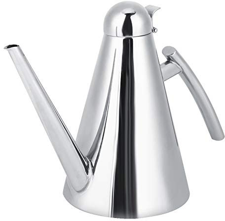 500ml Ölkanne Teekanne Edelstahl Öl Flaschen Ölflasche Essig und Öl Spender Ölspender Olivenöl Flasche für Küche, Café, Hotel und Restaurant
