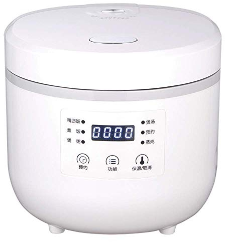 Olla arrocera Mini vaporizador de alimentos Digital programable 2 litros Guiso de azúcar de baja eliminación Fabricante de granos inteligente Salud Acero inoxidable Instantáneo Mantener caliente con