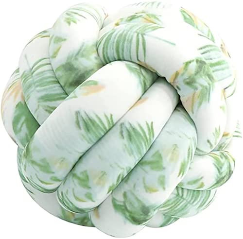 Evimstil Knotenkissen, Couchkissen, Sofa Kissen, Knoten-Ball-Kissen, Deko Zierkissen, Geknotetes Kissen für Sofa, Rund Knoten Kissen, Deko Knoten, Knot Pillow Ball,20cm/7.87 in
