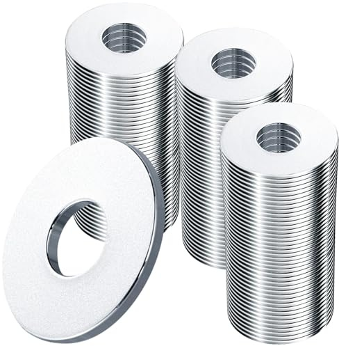 Rondelle in metallo M5 Rondelle in acciaio inox M5 x 15mm, 160 pezzi Rondella piatta in 304 acciaio inossidabile per la tenuta di viti e dadi