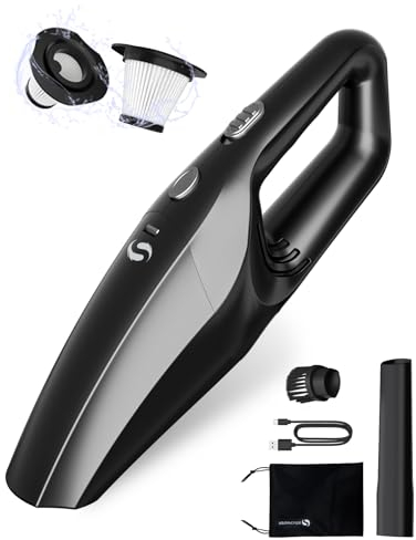SERVOMASTER Aspirador De Mano Sin Cable, Aspirador De Mano Potente Pequeño