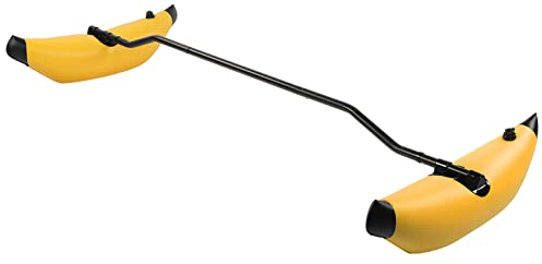 KIMISS Stabilizzatore per Kayak Stabilizzatori Kitk Stabilizzatore Gonfiabile in PVC Stabilizzatore per Canoa in PVC Accessorio Galleggiante per Barche (Giallo)