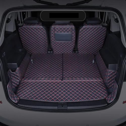 SCOOVY Kompatibel Mit VW Für Touran L 2006 2007 2008-2019 2020 2021 Kofferraumabdeckung wasserdichte Schutzmatten Zubehör Autos Pads Kofferraummatten (Color : 5)