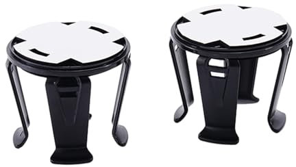 LARUISEE 1 Paar Auto-Becherregale Universal Autozubehör Innenraum Getränkehalter Auto Cup Flaschenhalter Klebe Tasse Lagerung Rack Auto Getränkehalter