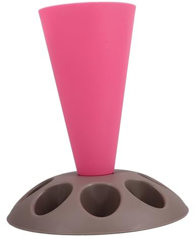 Amosfun Spritzbeutelhalter aus Pp mit 8 Fächern zur Aufbewahrung von Tortenaufsätzen und Spritzbeuteln Praktisches Backzubehör für Kuchen Dekoration zu Hause