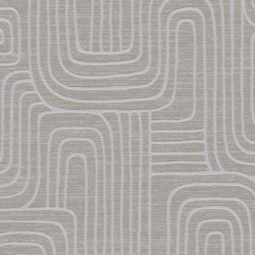 Strukturtapete 10461-11 Vliestapete Grafik 0.53 x 10.05 m Erismann Opus Grau