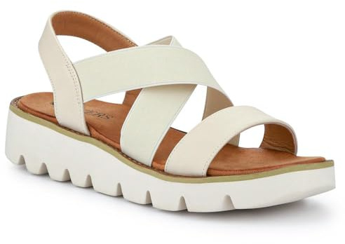 Slip On Chunky Sandals - Beige Size 7