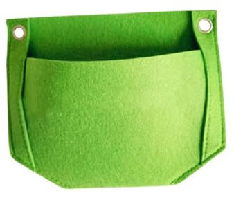 Hemobllo 2stücke Wandmontierte Filz Pflanzenbeutel Aufbewahrungstaschen Für Balkon Garten Und Innenbereich Vielseitige Pflanztaschen Für Kräuter Sukkulenten Und Grün