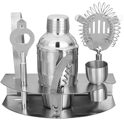 Shaker in acciaio inox Mixer Drink Bartender Martini Tools Bar Set Kit Shaker Mixer Bartender Drink Set 7Pcs