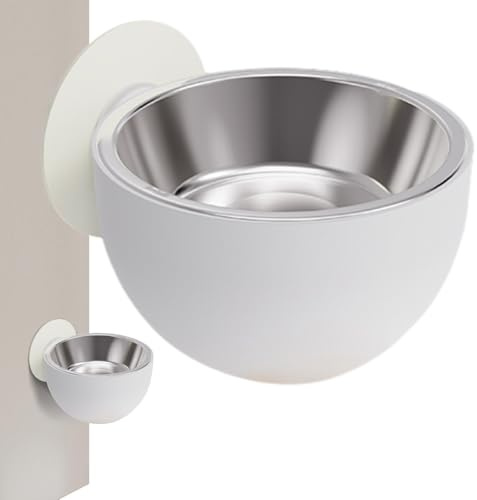 per cani magnetica da parete, per animali da compagnia rialzata ciotole per alimenti per cani magnetici | montaggio a parete Puppy Food Bowl Lavastoviglie per animali domestici