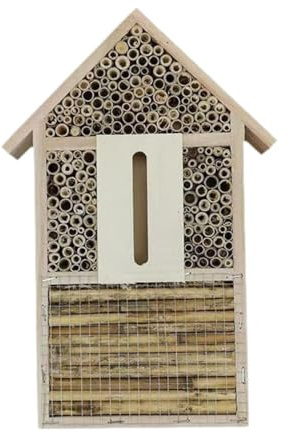 Ｚｉａｌｏｆｉ Bienenhaus Outdoor Dekorative Marienkäfer Lebensraum für Marienkäfer Schmetterlinge Terrasse